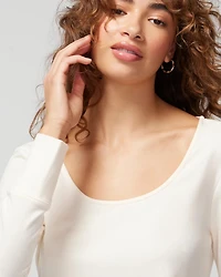 Long-Sleeve Pajama Top