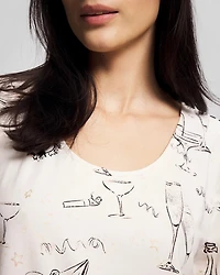 Long-Sleeve Sleepshirt