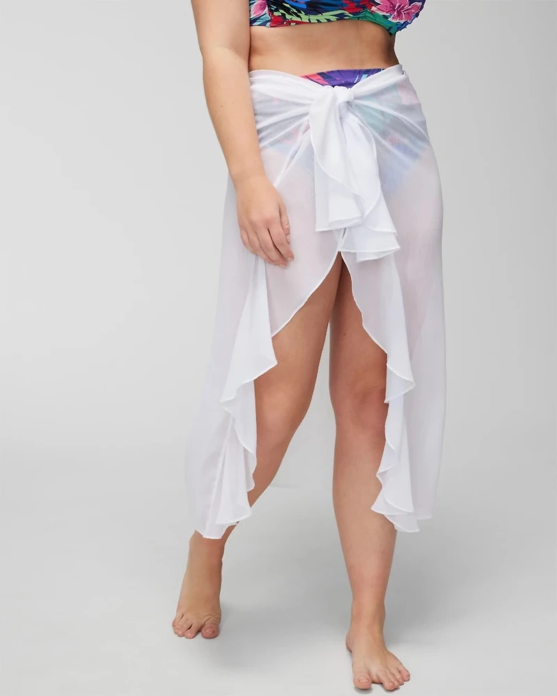 Gypset Chiffon Ruffle Pareo