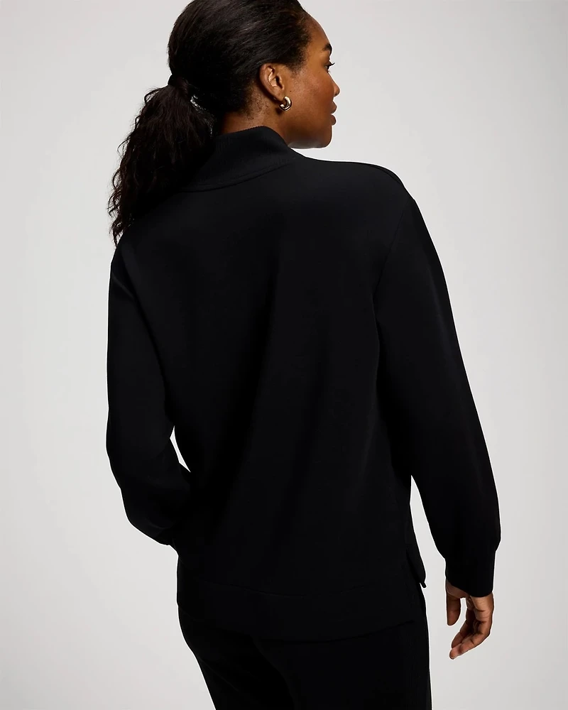 Modern Modal Relaxed V-Neck Top