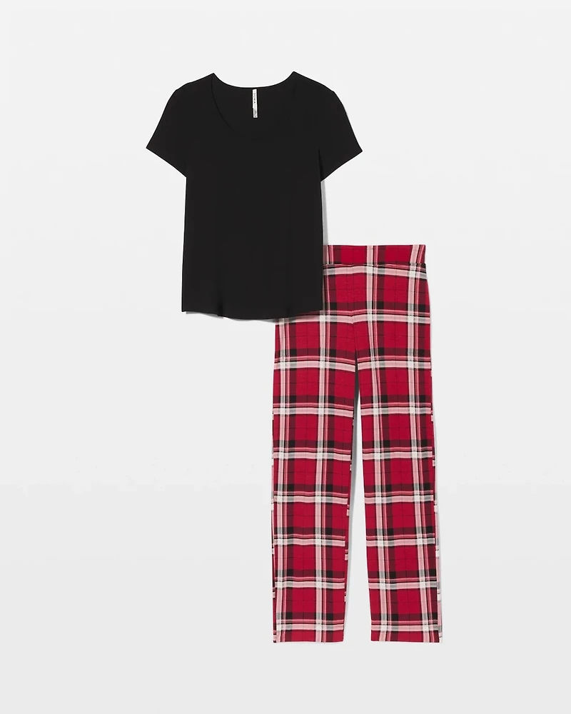Packaged Short-Sleeve Pant Pajama Set