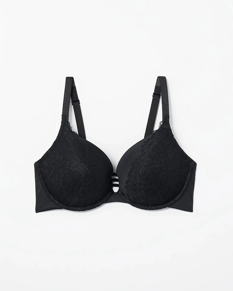 Push-up Plunge Bra with Lace
