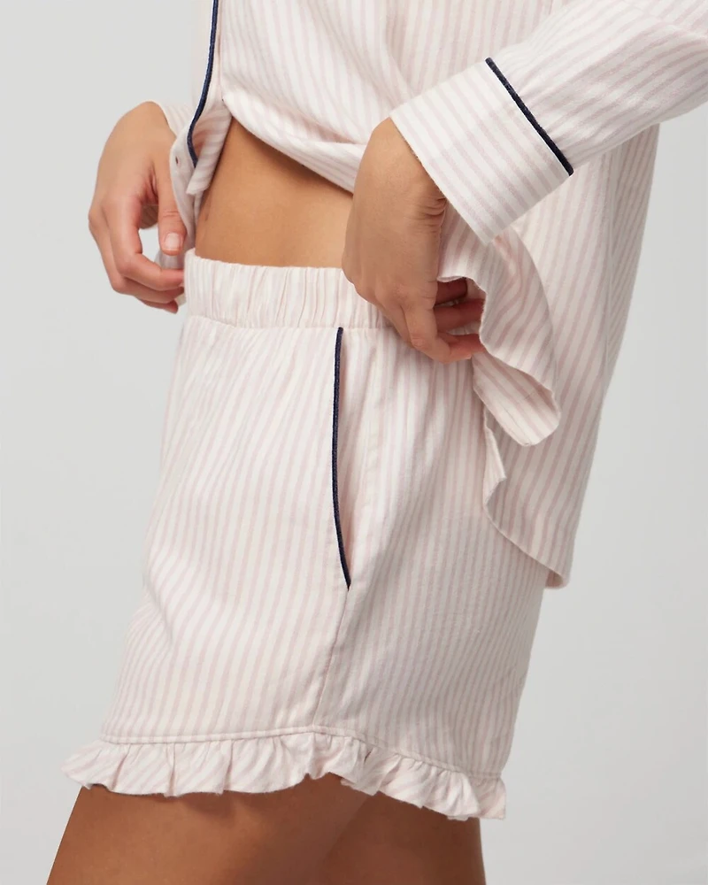 Ruffle Pajama Shorts