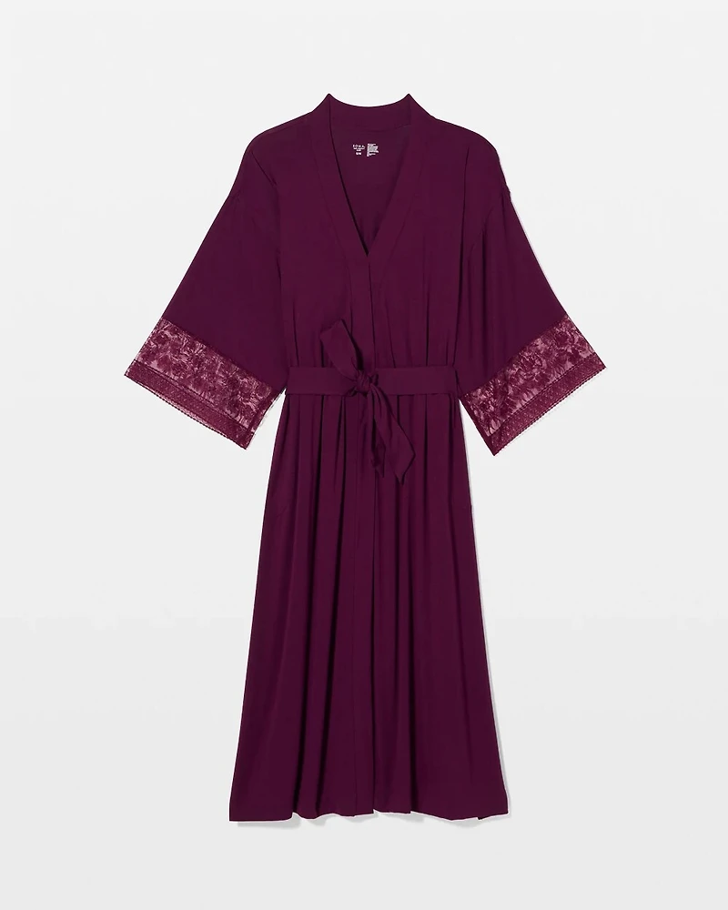 Geo Lace Midi Robe