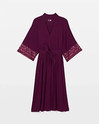 Geo Lace Midi Robe