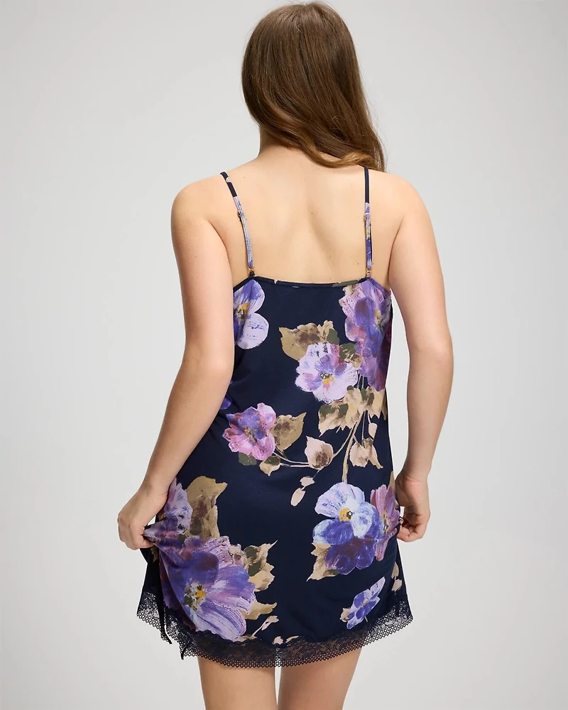 Bold Floral Lace Chemise