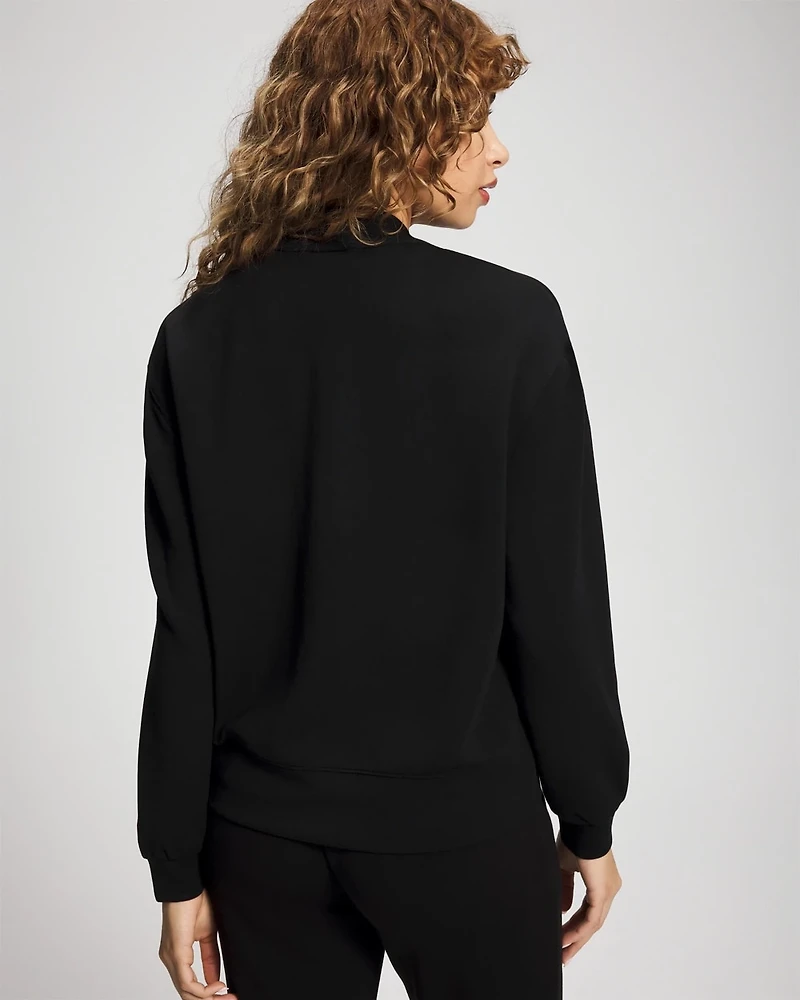 Modern Modal Bomber Jacket