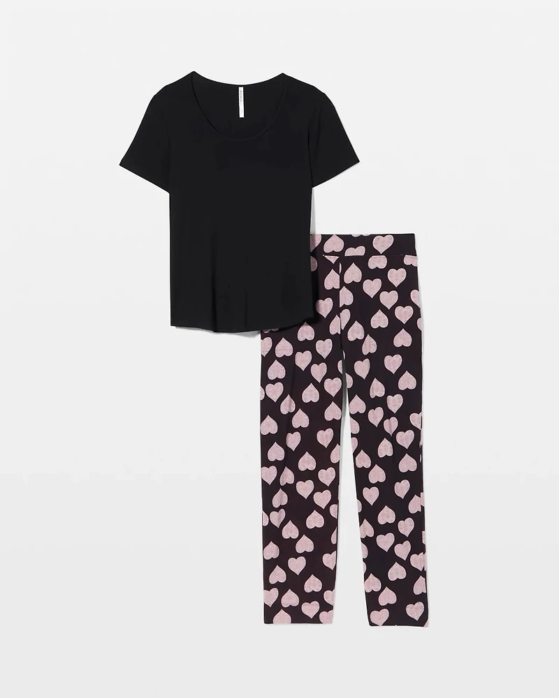 Short Sleeve + Pant Pajama Set