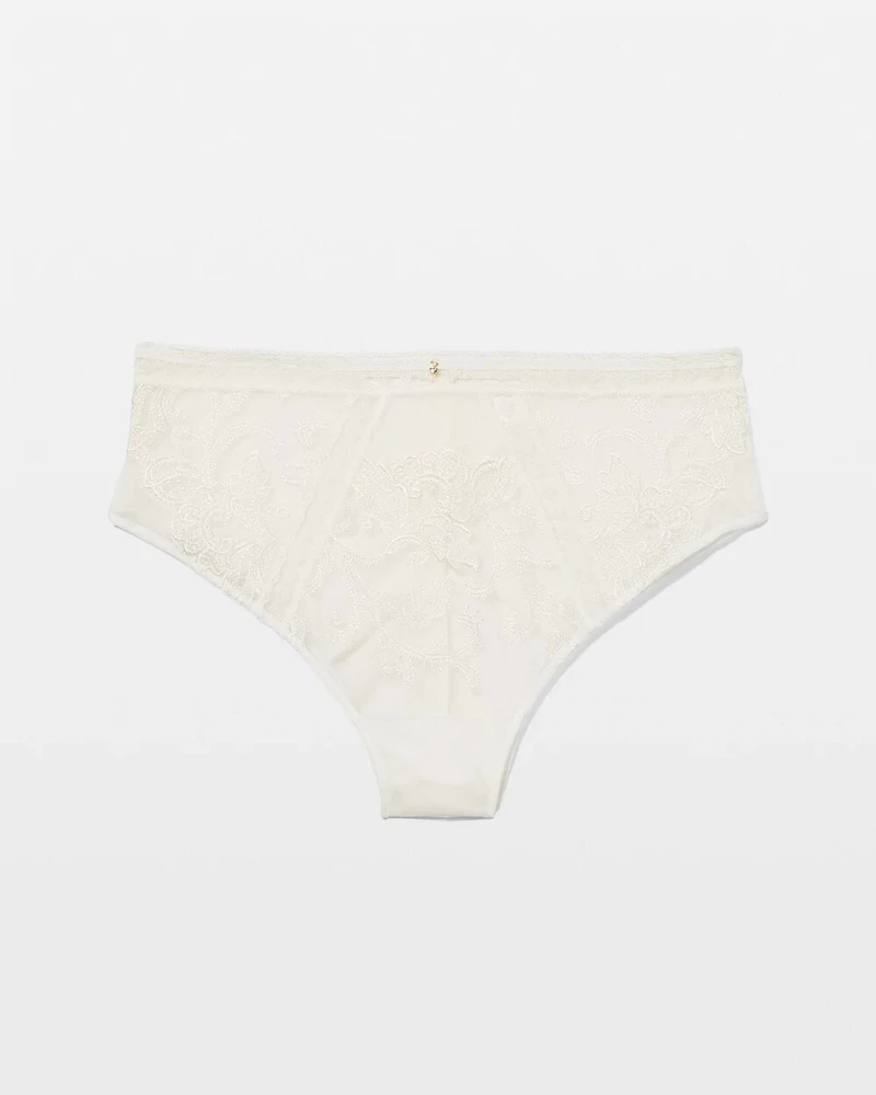 Ethereal Embroidery High-Waist Cheeky Panty