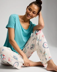 Packaged Short-Sleeve Pant Pajama Set