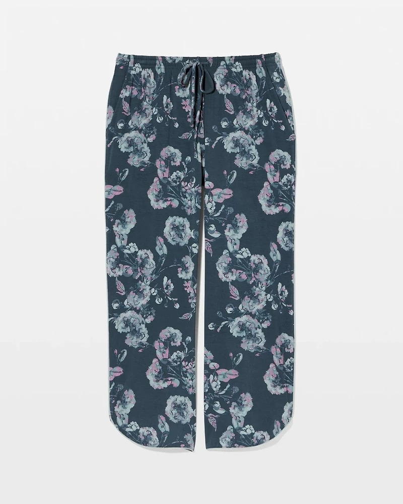 Piped Crop Pajama Pants