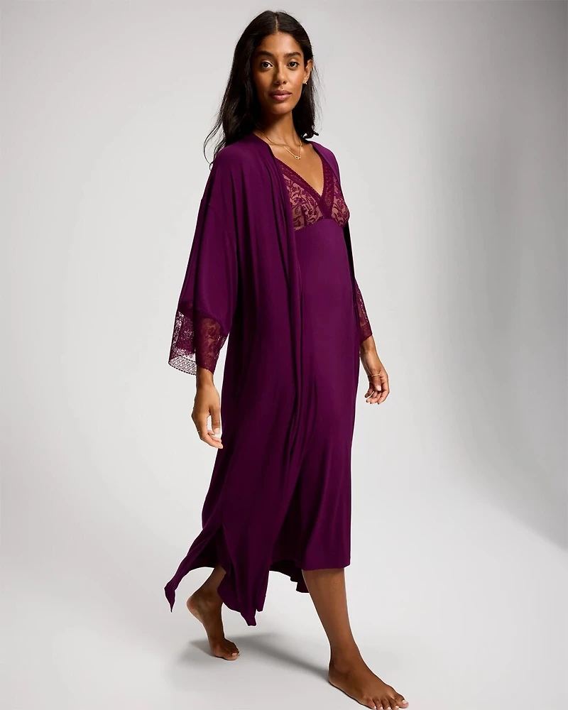 Geo Lace Midi Robe