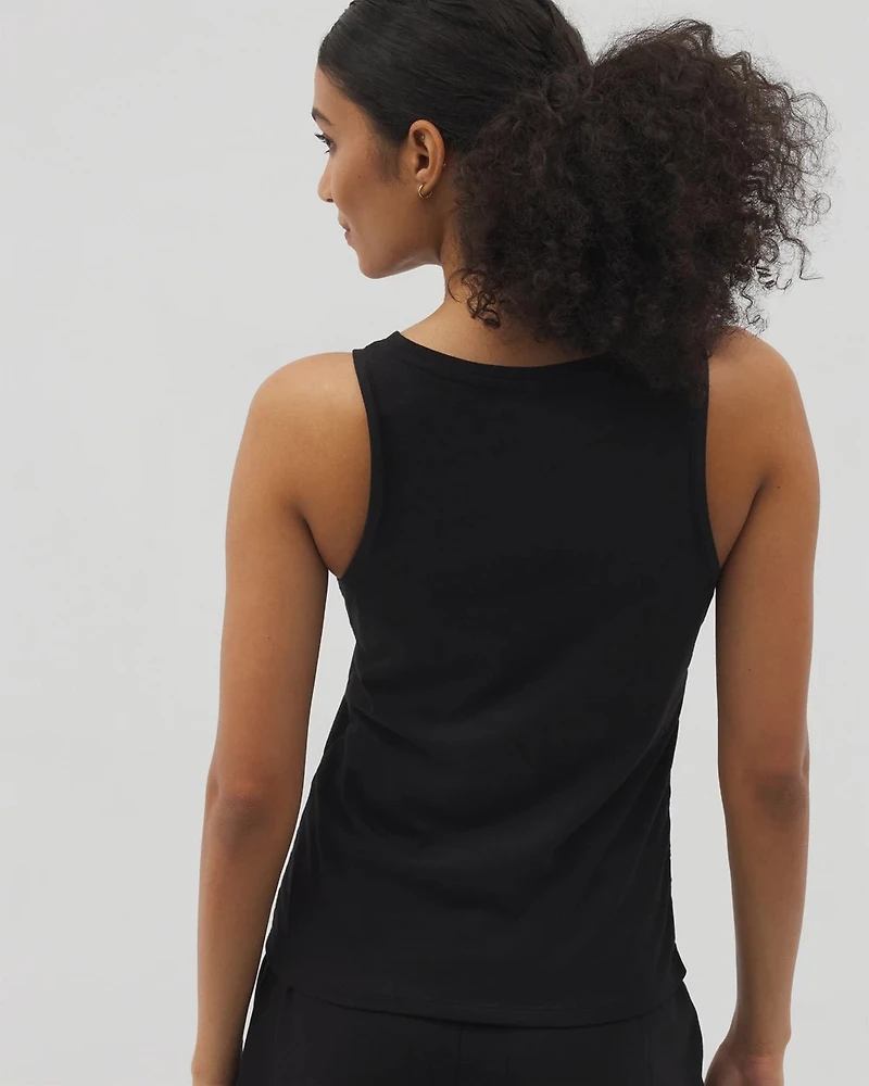 Ruched Pajama Tank