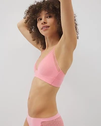 Geo Lace Trim Bralette
