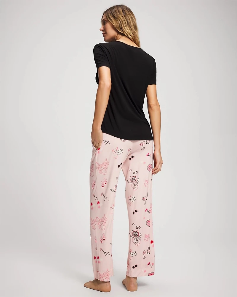 Short Sleeve + Pant Pajama Set