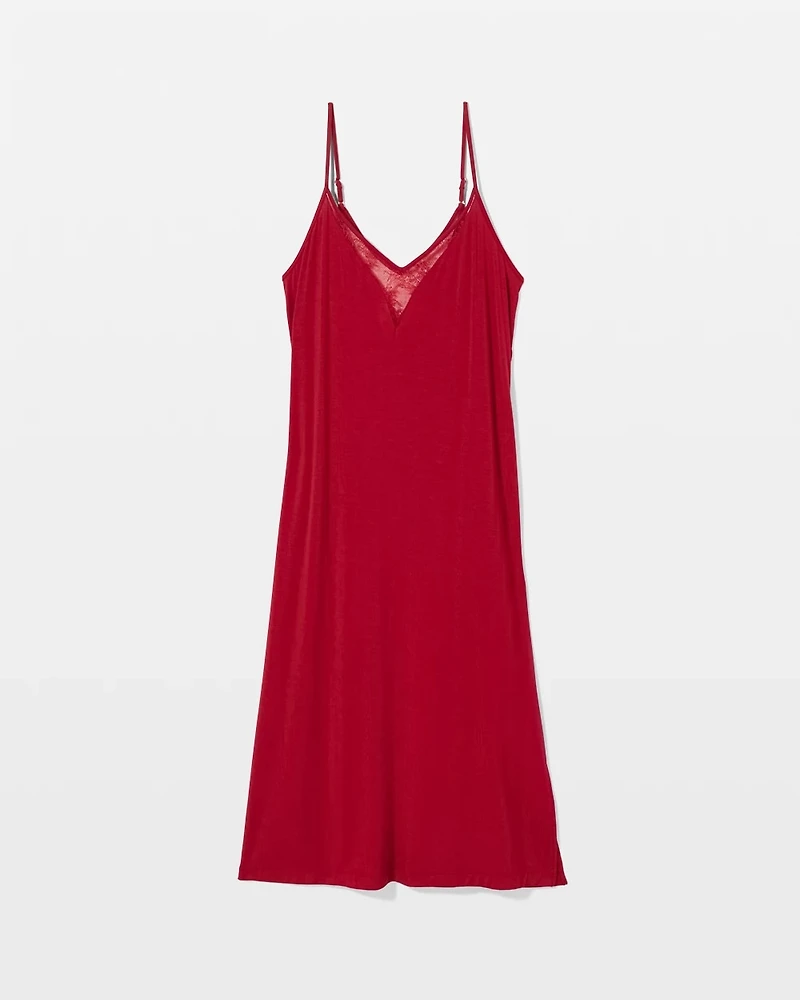 Lace Midi Nightgown