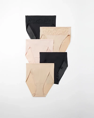 High-Leg Panty Lace 5 Pack