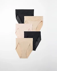 High-Leg Panty Lace 5 Pack
