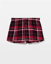 Velvet Piped Boxer Pajama Short