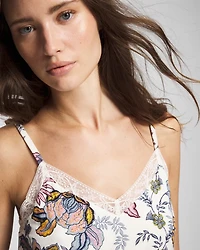 Lace Trim Pajama Cami