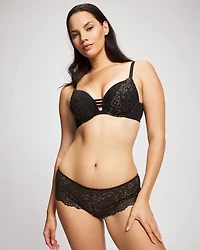 Push-up Plunge Bra with Lace