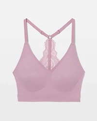 Racerback Bralette with Lace Back