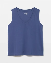 Scoop Neck Relaxed Fit Pajama Tank