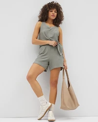 Crinkle Knit 5 Inch Short