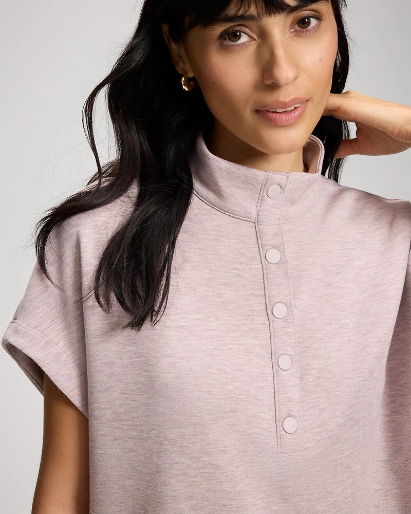 Modern Modal Quarter-Zip Short Sleeve