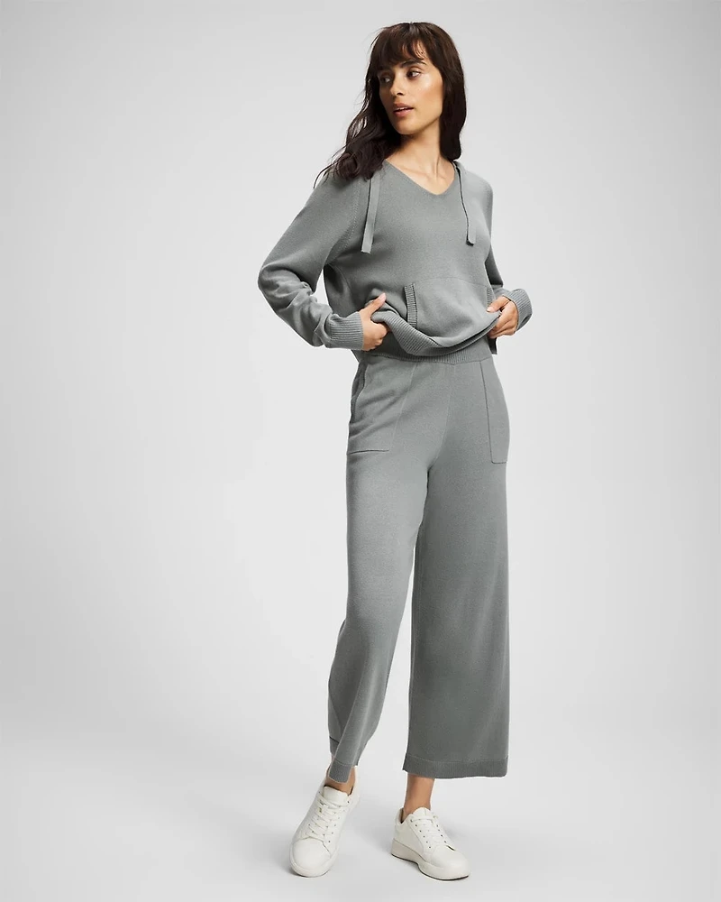 Cotton Sweater Crop Pant