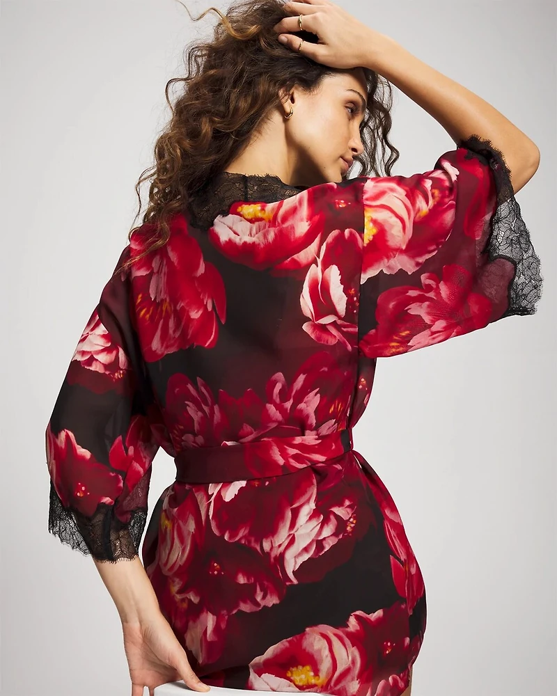 Silk Chiffon Robe