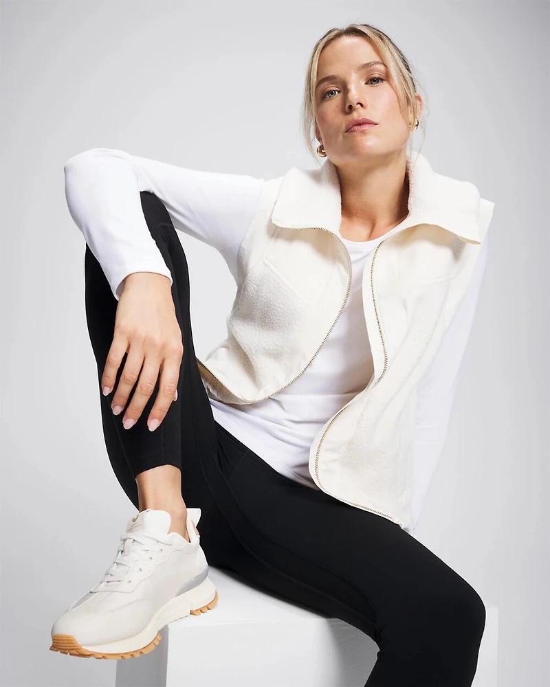 Sherpa Zip Up Vest