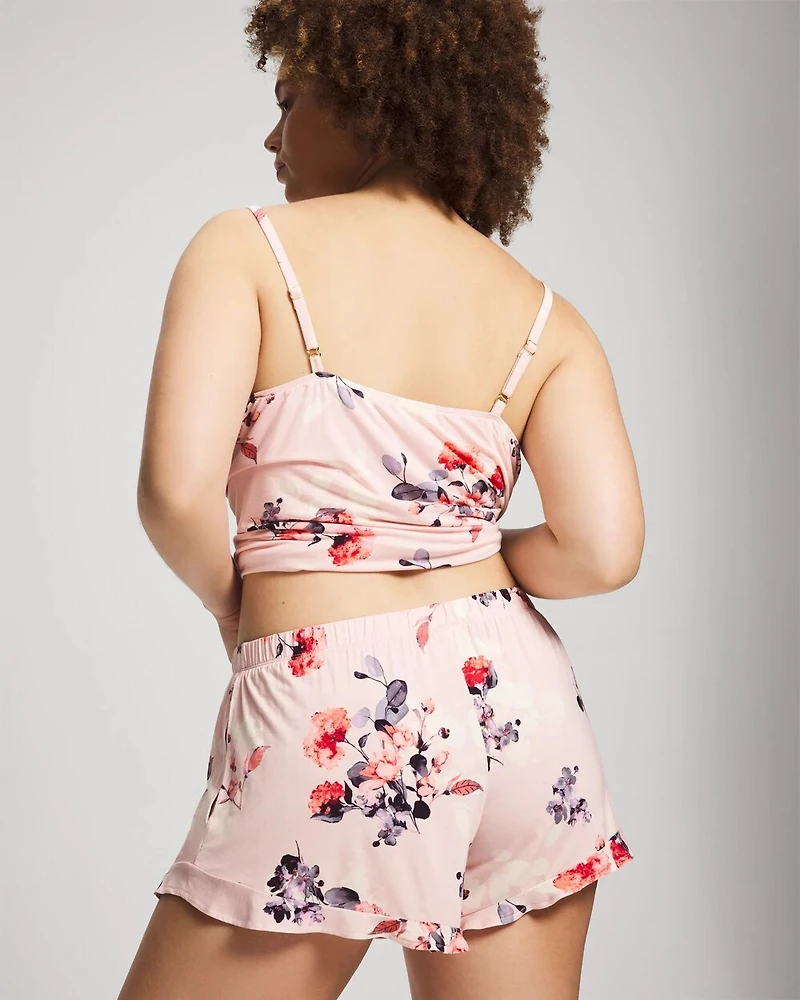 Ruffle Pajama Shorts