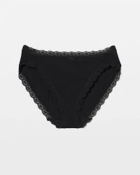 Cotton Rib High-Leg Panty