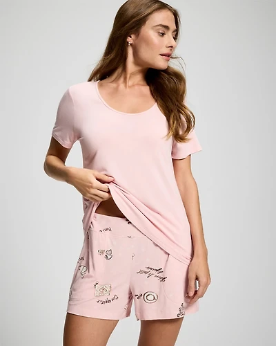 Short Sleeve and Pajama Set