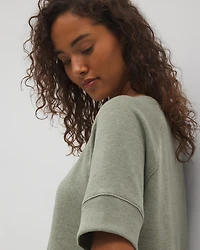 Cotton Terry Dolman Top