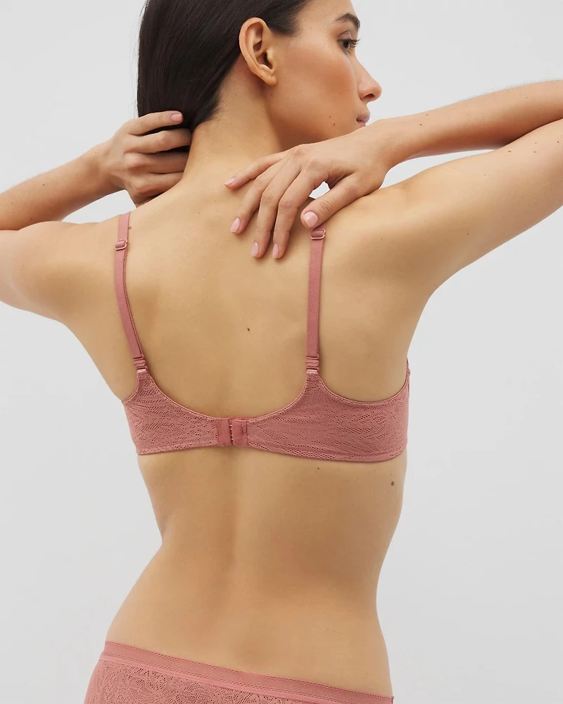 Soma Unlined Balconette Bra with Stretch Lace