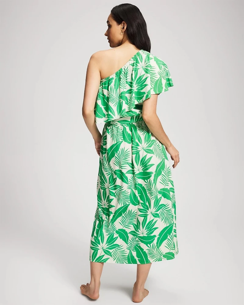 Island Time Ruffled Midi Dress