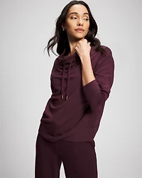 Ultrasoft Fleece Relaxed Funnel Neck Sweatshirt