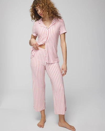 Cropped Pajama Pants