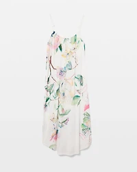 Tie-Front Midi Chemise