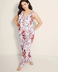 Button-Front Pajama Tank