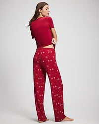 Packaged Short-Sleeve Pant Pajama Set