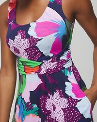 Draped Empire Short Bra Dress
