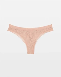 Soma Thong Panty with Stretch Lace