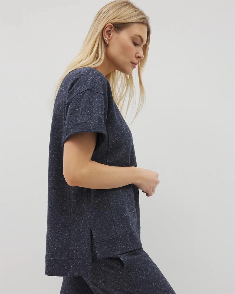 Relaxed Short Sleeve Top