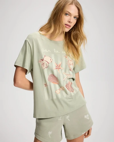 Cotton Relaxed Vacation Tee