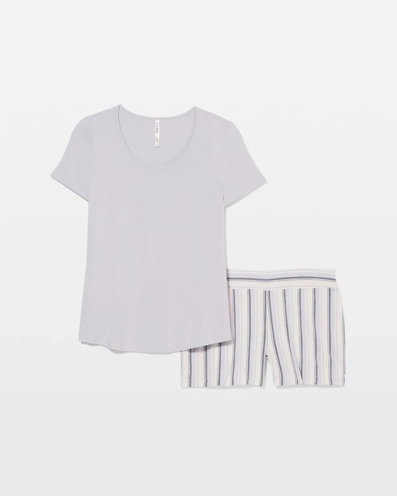 Short Sleeve and Pajama Set