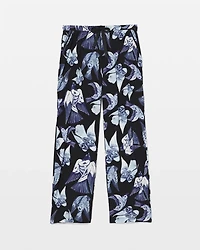 Satin Trim Pajama Pant