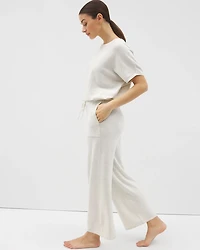 Sweater Wide-Leg Crop Pant